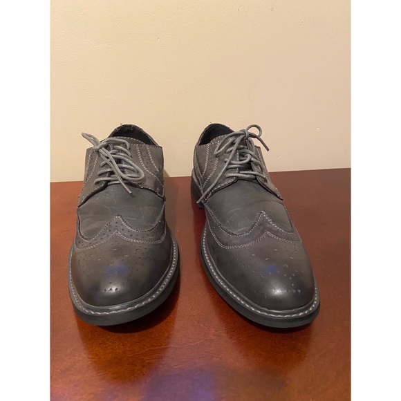 Perry Ellis Portfolio Gray Dress Shoes Men's - Picture 13 of 13